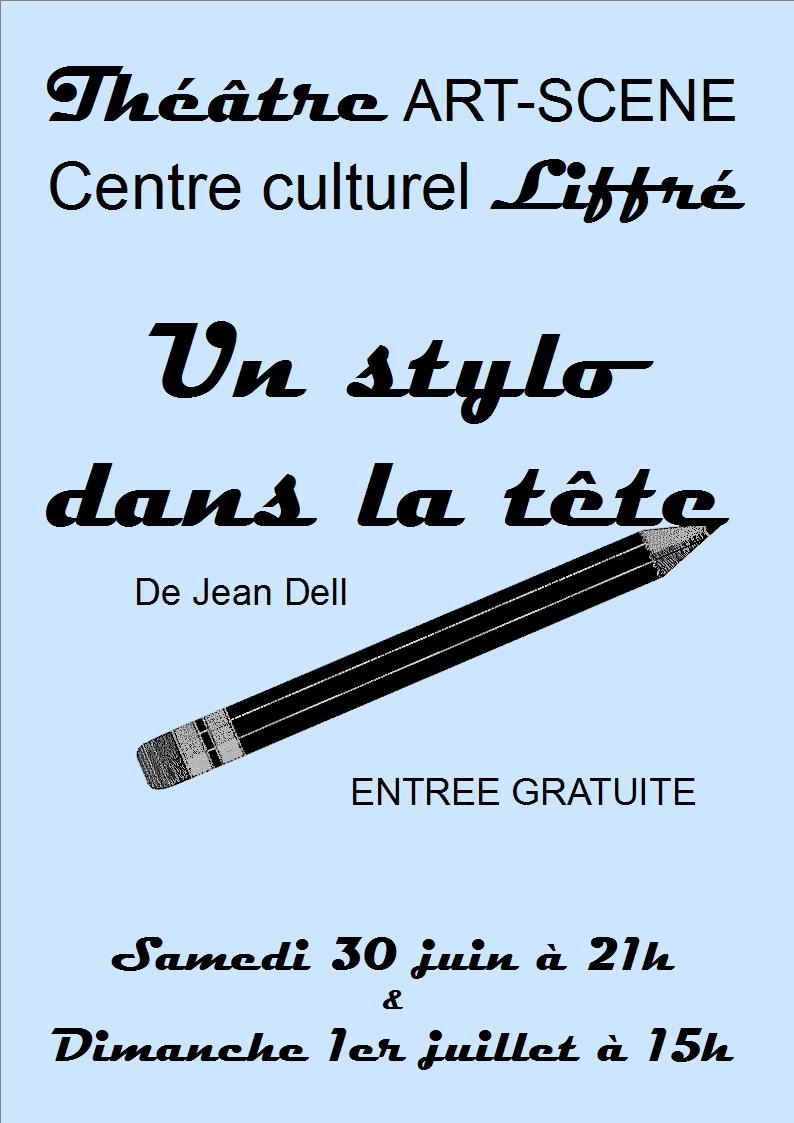un stylo dans la tête
